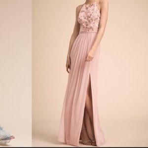 BHLDN Pink Carine Dress Size 4